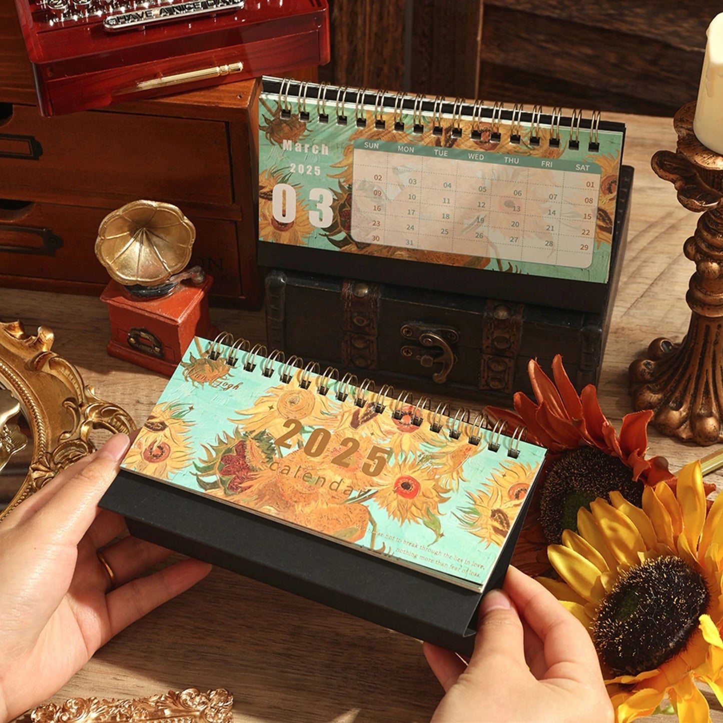 2025 Van Gogh Timeless Desk Calendar