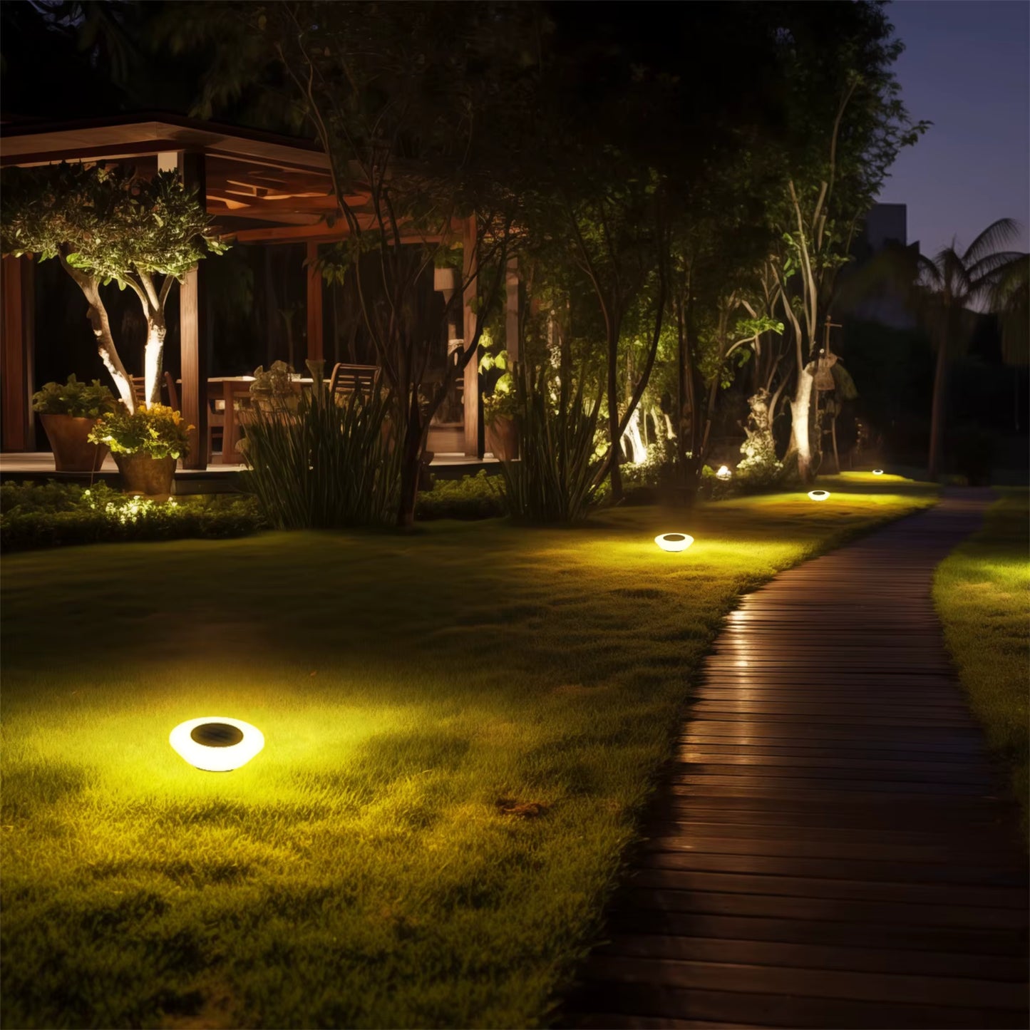 Rust-Proof Solar Ground Light