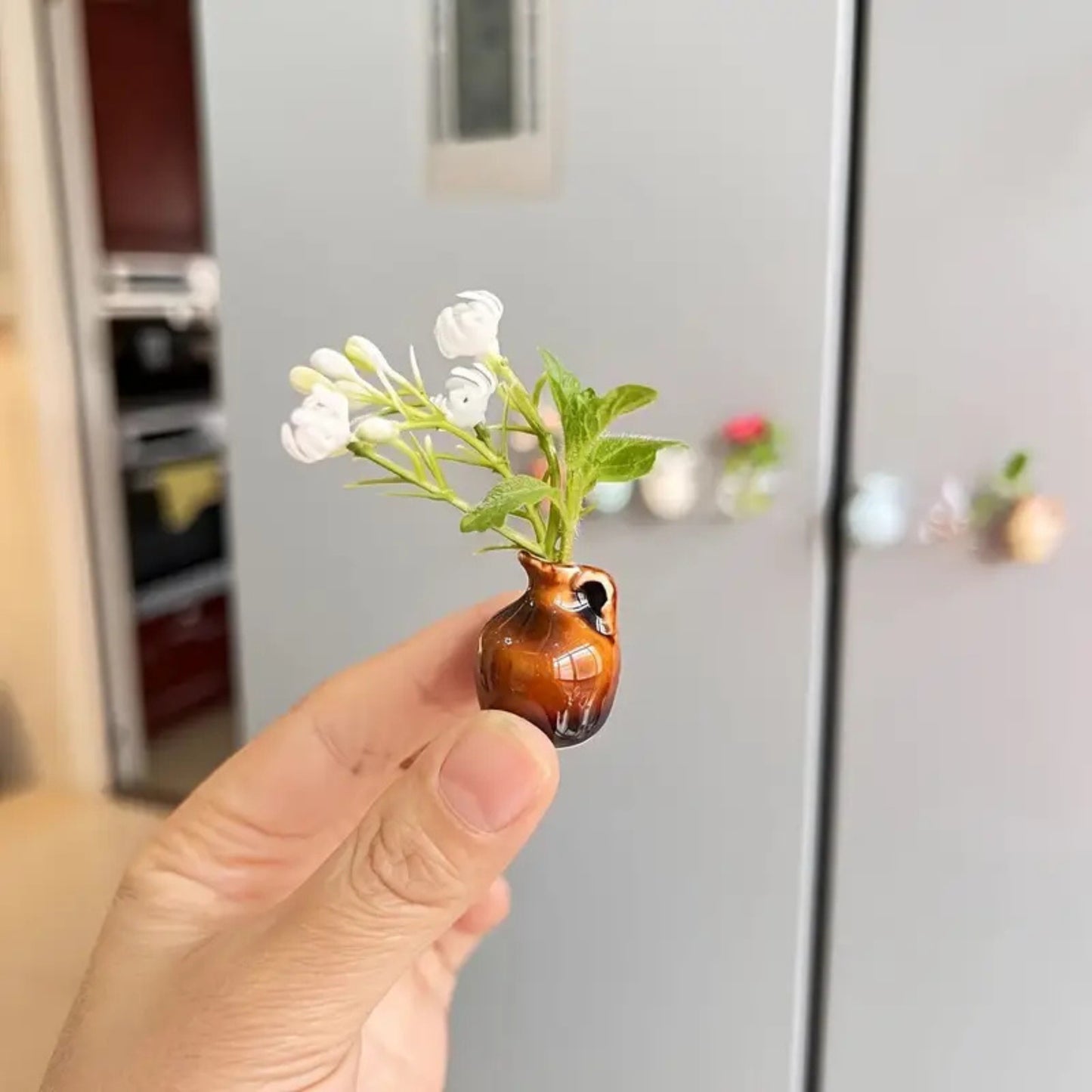 Mini Magnetic Fridge Flower Pots (8pcs)