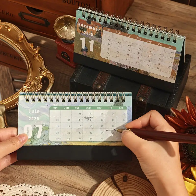 2025 Van Gogh Timeless Desk Calendar