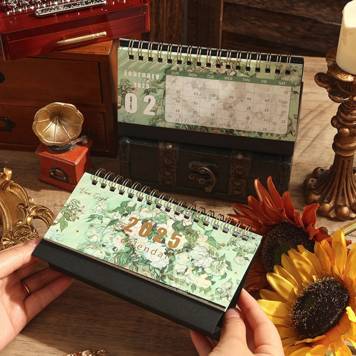 2025 Van Gogh Timeless Desk Calendar