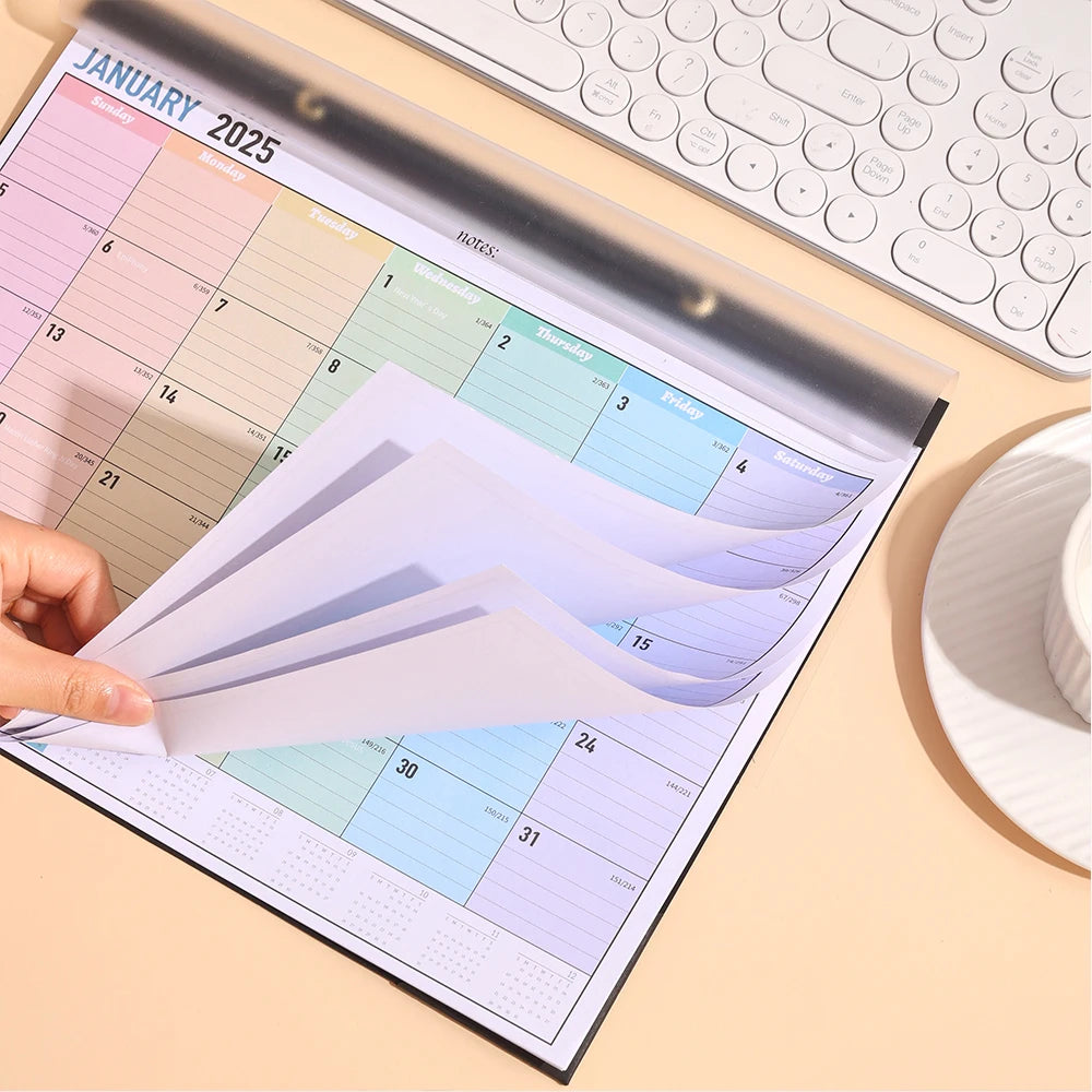 2025 Rainbow Wall Calendar & Planner