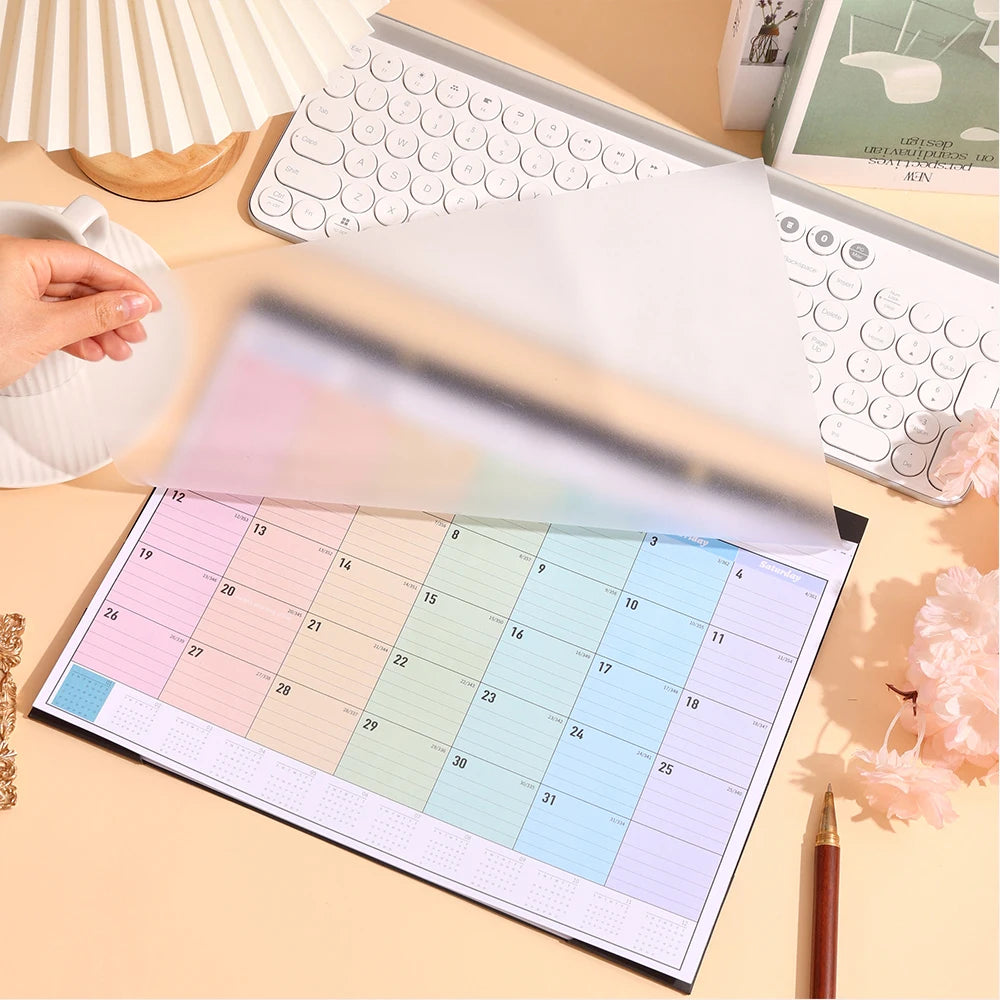 2025 Rainbow Wall Calendar & Planner