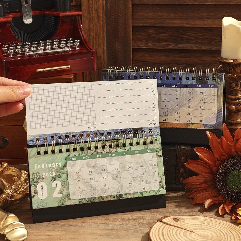 2025 Van Gogh Timeless Desk Calendar