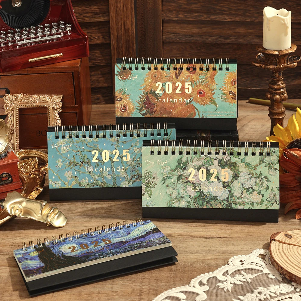 2025 Van Gogh Timeless Desk Calendar