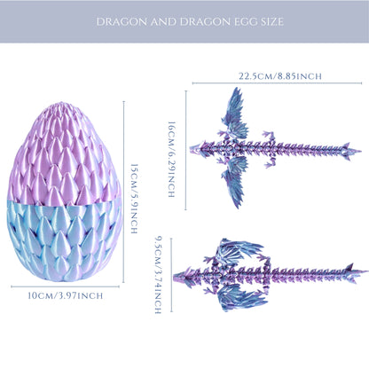 3D Wing Dragon with Dragon Egg