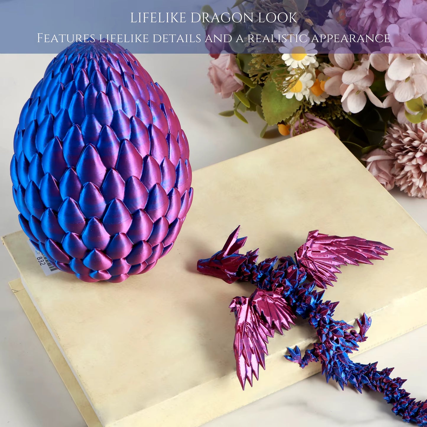 3D Wing Dragon with Dragon Egg