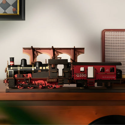 3D Wooden Puzzle Steam Train Model Kit