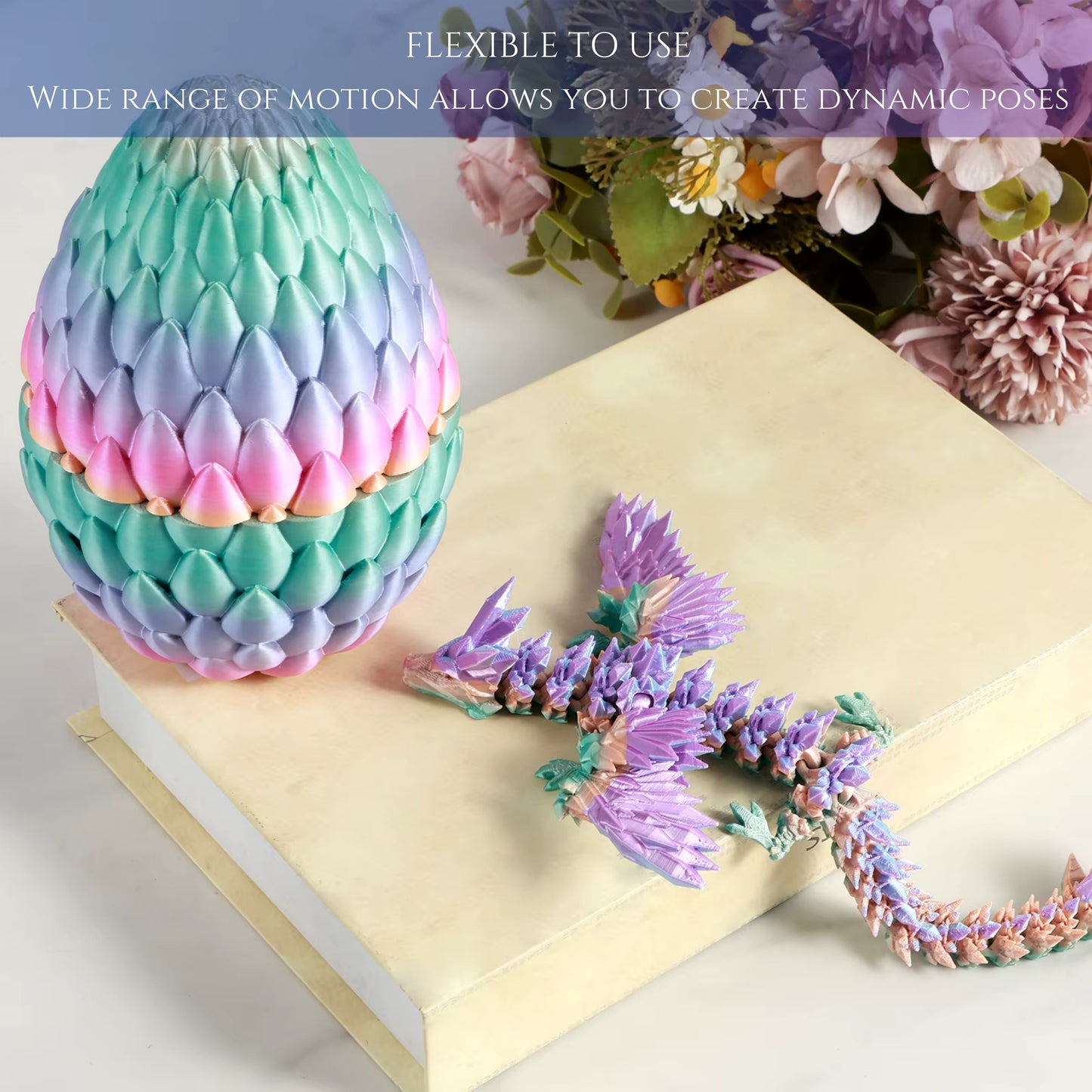 3D Wing Dragon with Dragon Egg