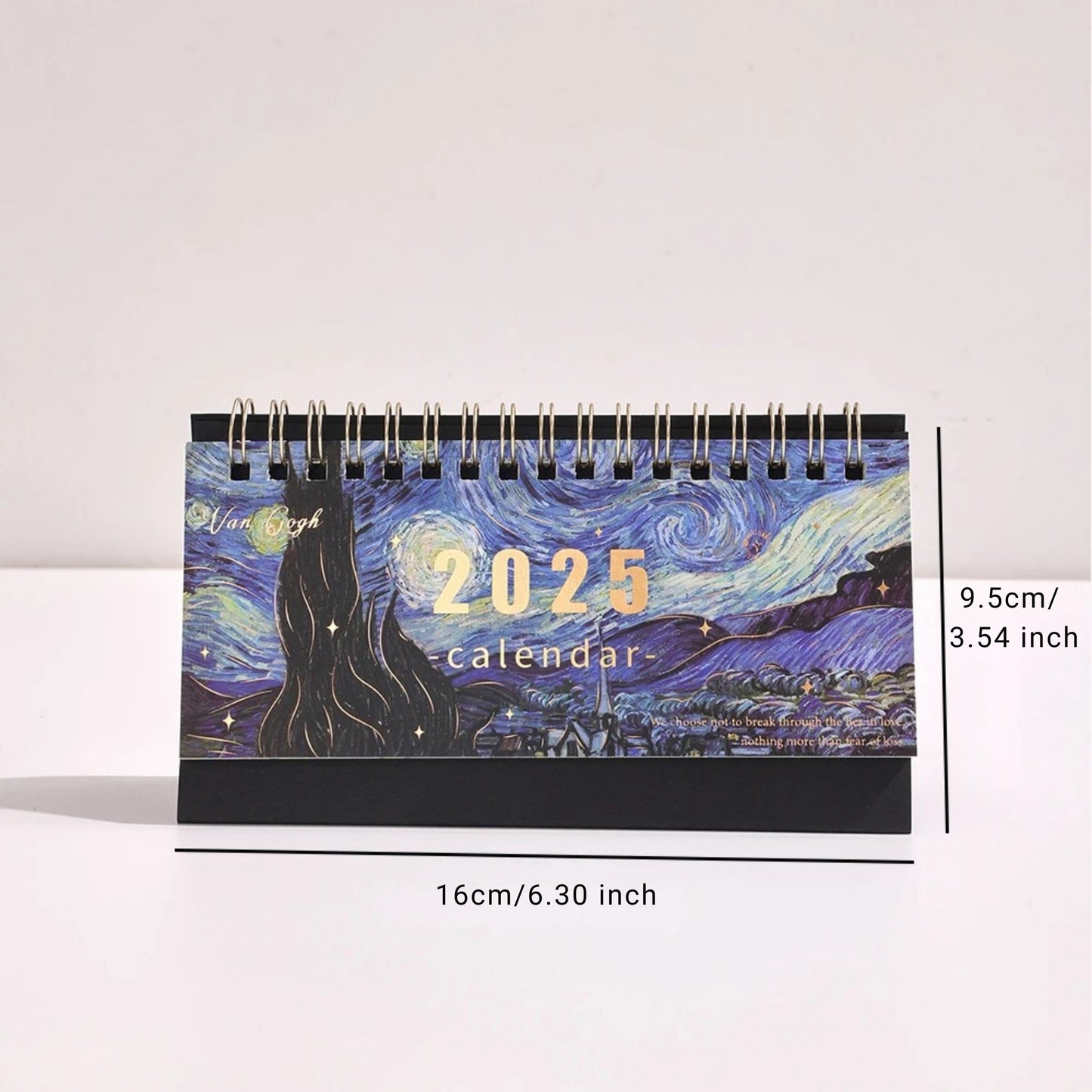 2025 Van Gogh Timeless Desk Calendar