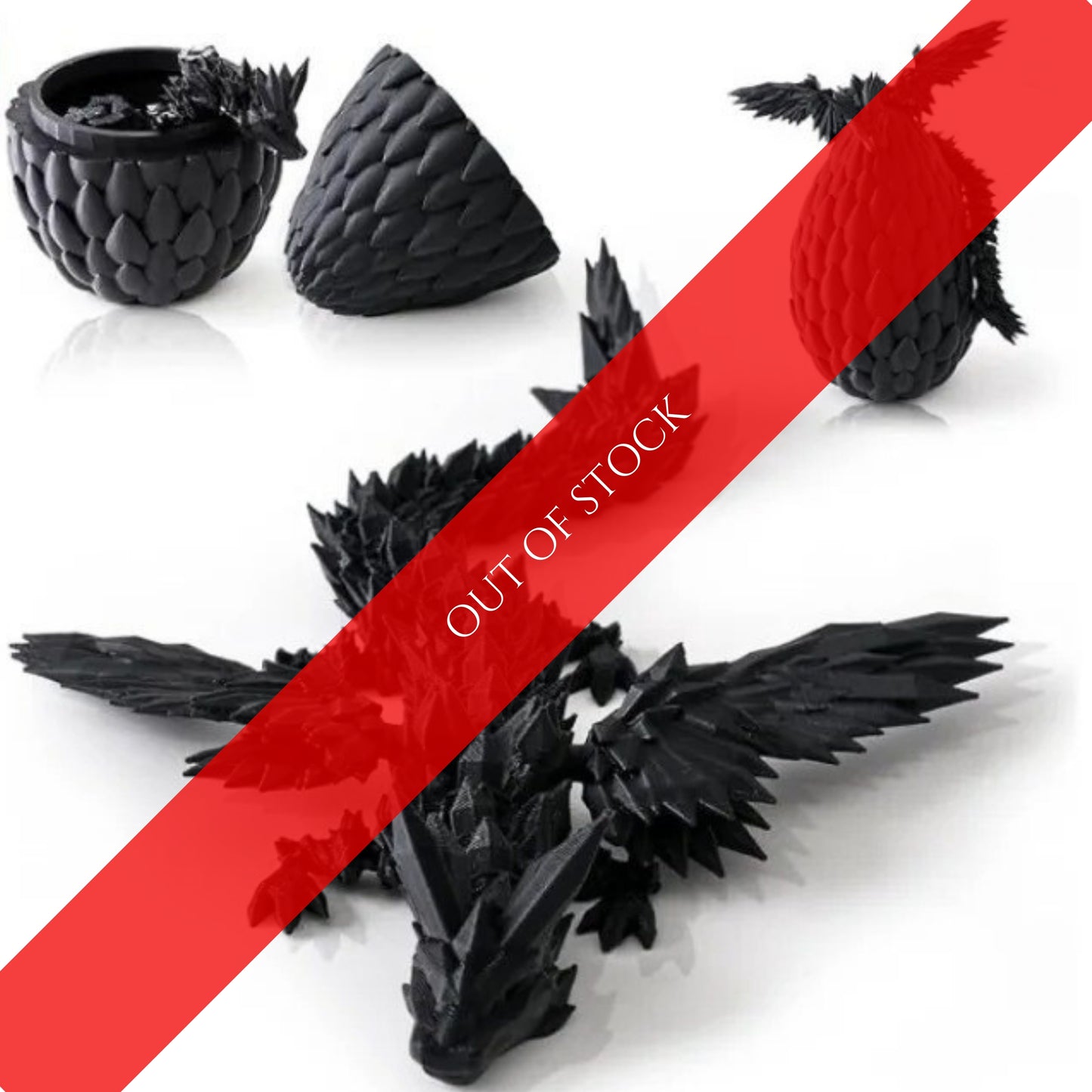 3D Wing Dragon with Dragon Egg